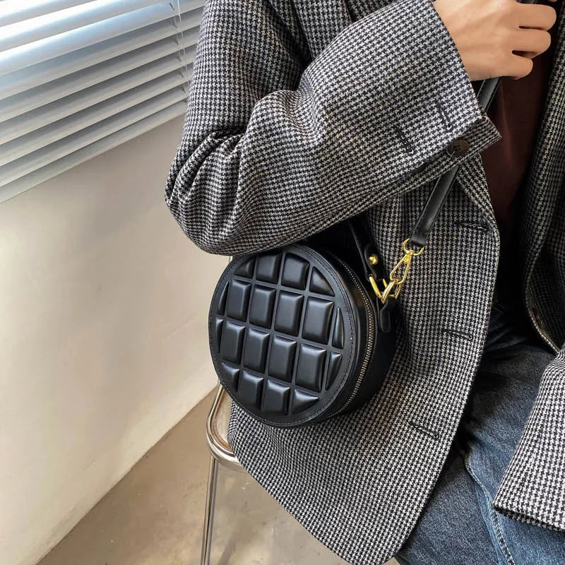 Small Round Bag Women's Handbag Purse Mini Ladies Bags
