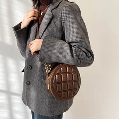 Small Round Bag Women's Handbag Purse Mini Ladies Bags