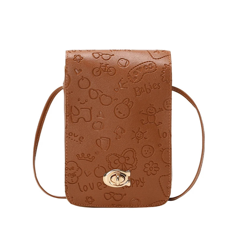 Mini Cross-body Mobile Phone Shoulder Bag with Woven Tassel