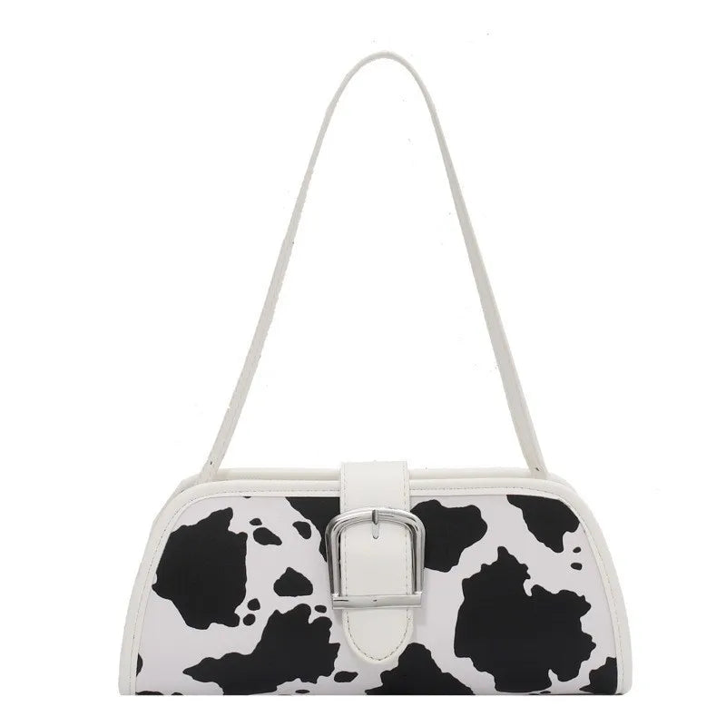 Striped Women Handbags European Leather Ladies Shoulder Bags