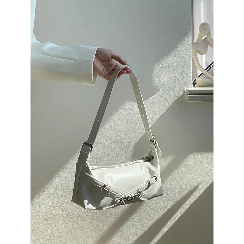 High-End Shoulder Bag Women's Niche Personality All-Match Handbags Chain Wallet