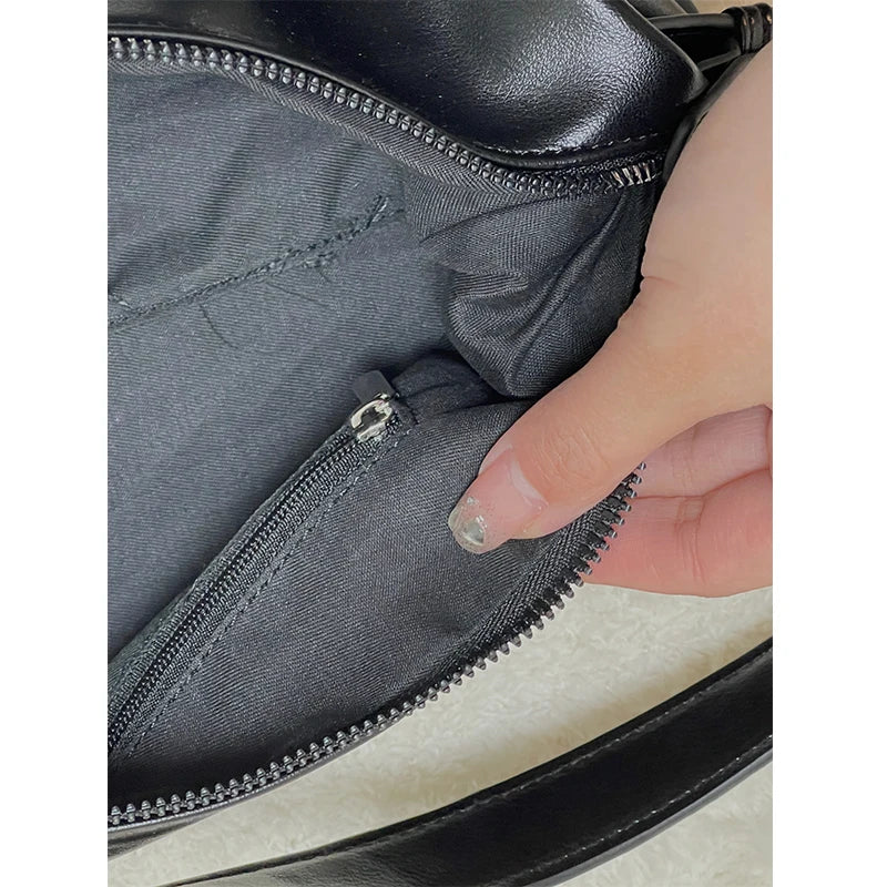 High-End Shoulder Bag Women's Niche Personality All-Match Handbags Chain Wallet