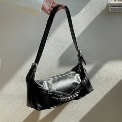 High-End Shoulder Bag Women's Niche Personality All-Match Handbags Chain Wallet