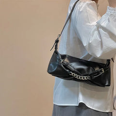 High-End Shoulder Bag Women's Niche Personality All-Match Handbags Chain Wallet