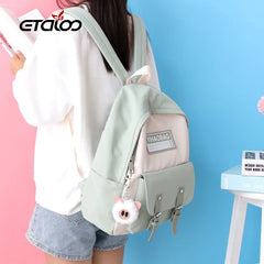 Waterproof Women Backpack Set Students Shoulder Bags Lady Backpack Junior High G