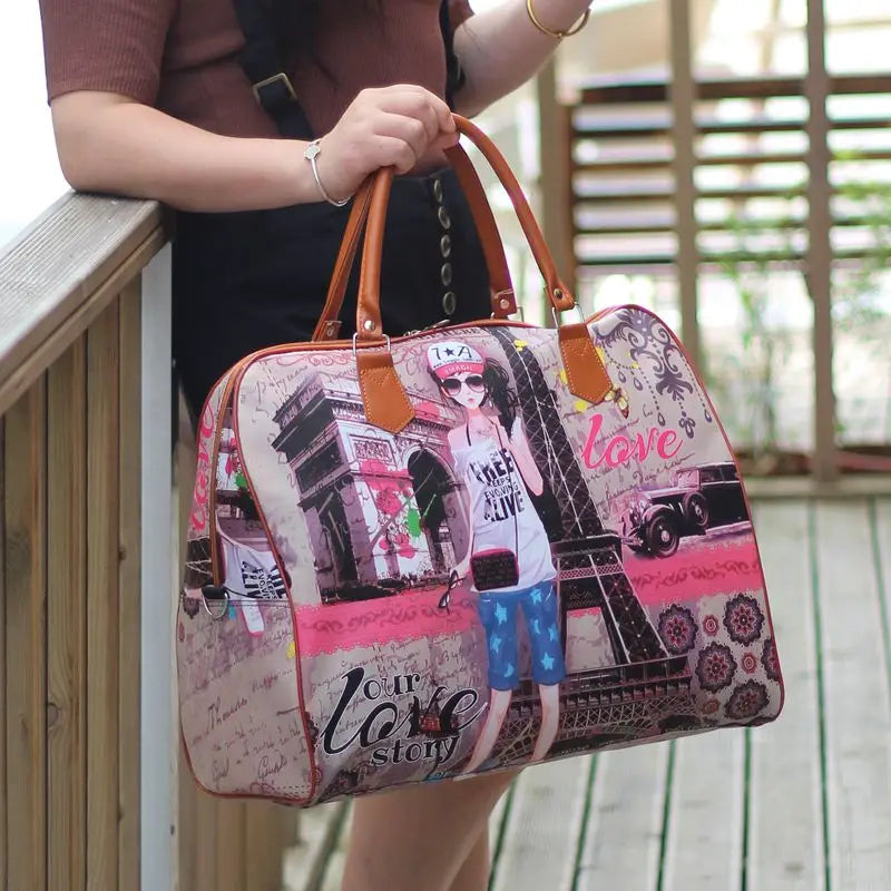 Waterproof Women Travel Bag Large Capacity Portable Bag