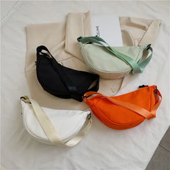 Women's Wind Vane Shoulder Bag Big Capacity Nylon Dumpling Bag