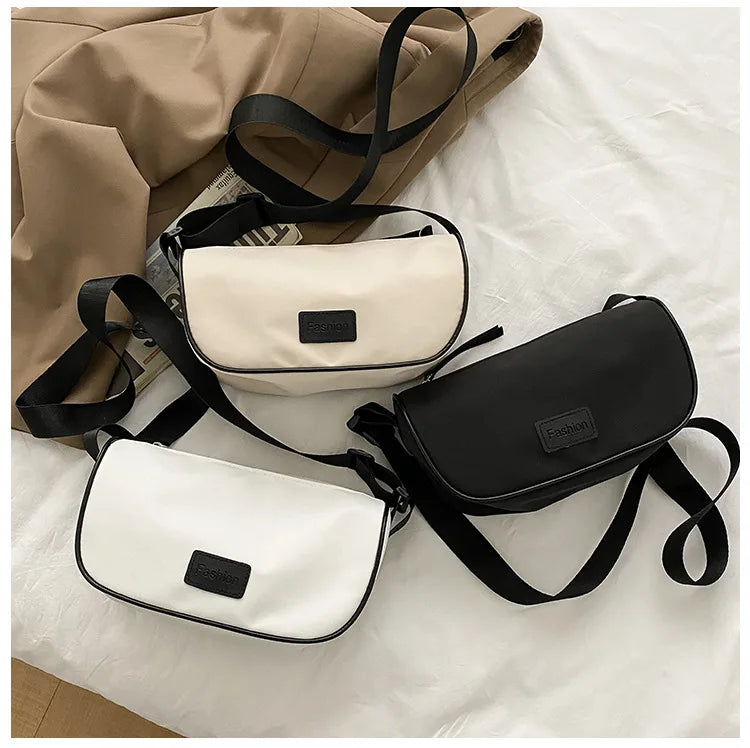 Women's Wind Vane Shoulder Bag Big Capacity Nylon Dumpling Bag