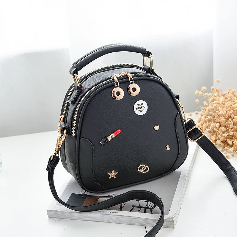 Women Bag Ladies Handbag Girl Crossbody Bag Pu Leather Causal Classic Tote Purse