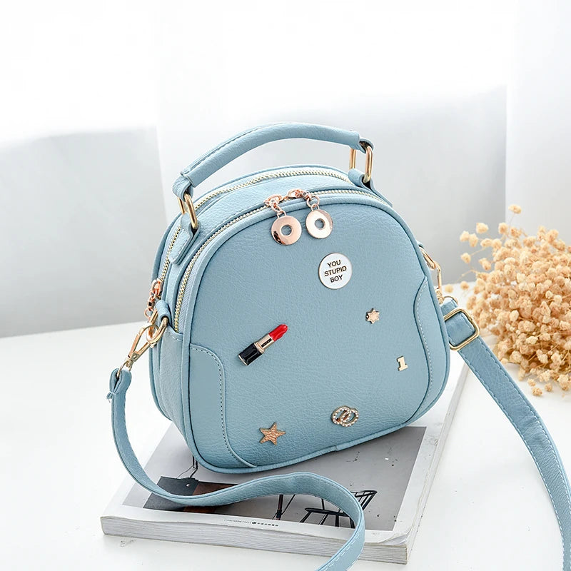 Women Bag Ladies Handbag Girl Crossbody Bag Pu Leather Causal Classic Tote Purse
