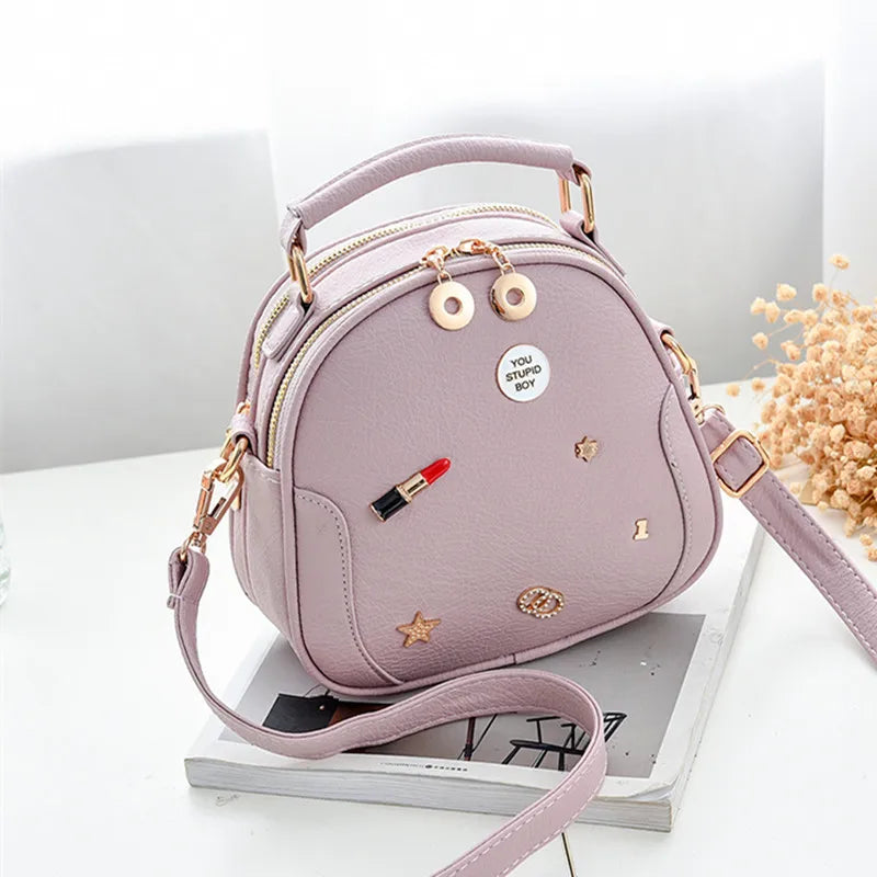 Women Bag Ladies Handbag Girl Crossbody Bag Pu Leather Causal Classic Tote Purse
