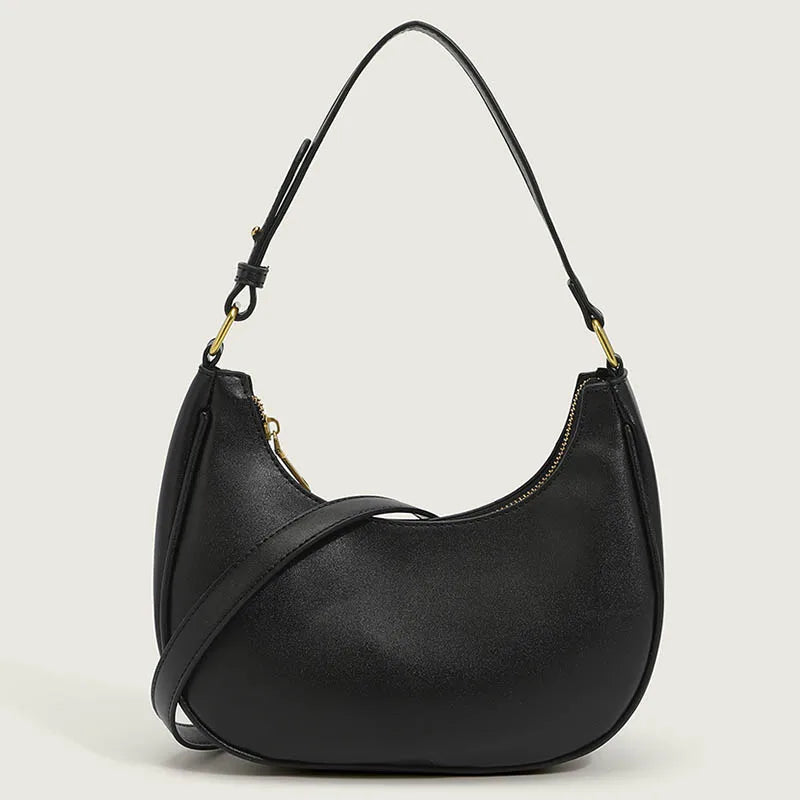 Solid Zipper Handbag High Female Crossbody Women Clutches Shoulder Underarm Bags