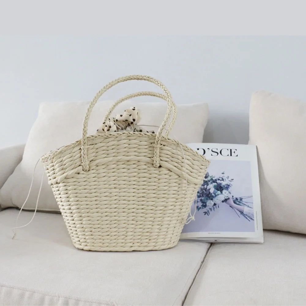 Women Hobos Beach Bag Shoulder Bag Straw Bag Lady Girls Handbags