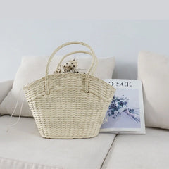 Women Hobos Beach Bag Shoulder Bag Straw Bag Lady Girls Handbags