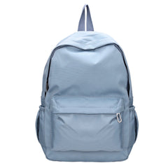 Women Nylon Backpack Preppy Style Solid Large Handbags