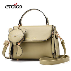 Women PU Leather Messenger Bags Crossbody Chain Bag And Handbags