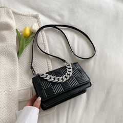 Chain Handle Women Shoulder Bag Messenger Small Square Bag Handbags