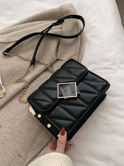 Women Shoulder Bag French Lock Chains Handbag Ladies