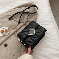Women Shoulder Bag French Lock Chains Handbag Ladies