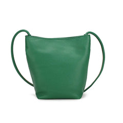 Women's Large Capacity Tote Bucket Bag Magnetic Button Diagonal Bag