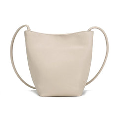 Women's Large Capacity Tote Bucket Bag Magnetic Button Diagonal Bag