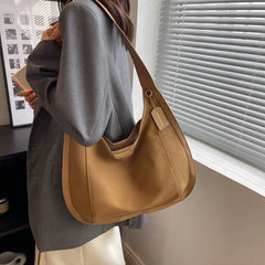 Stylish PU Leather Tote Bag for Women - High Capacity Handbag