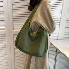 Stylish PU Leather Tote Bag for Women - High Capacity Handbag