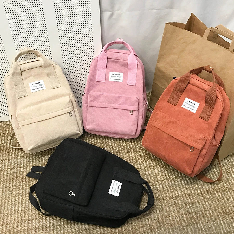 Female Backpack College School Bag Harajuku Travel Shoulder Bags