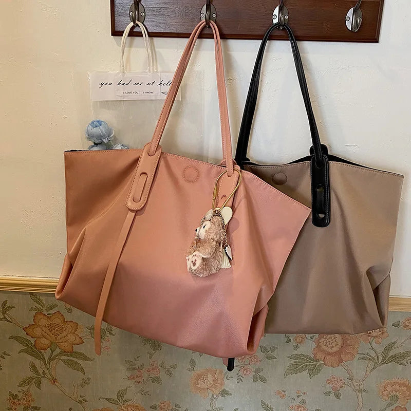 Women's Nylon Tote Bag Waterproof Oxford Cloth Large-capacity Shoulder Bag