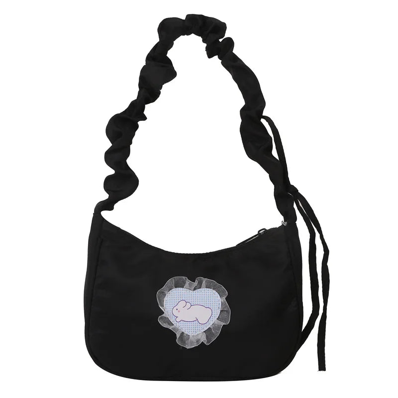 Pleated Handbag Women's Shoulder Bag Diagonal Bag