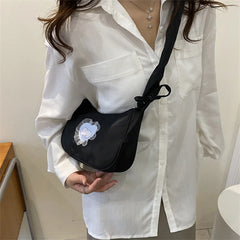 Pleated Handbag Women's Shoulder Bag Diagonal Bag