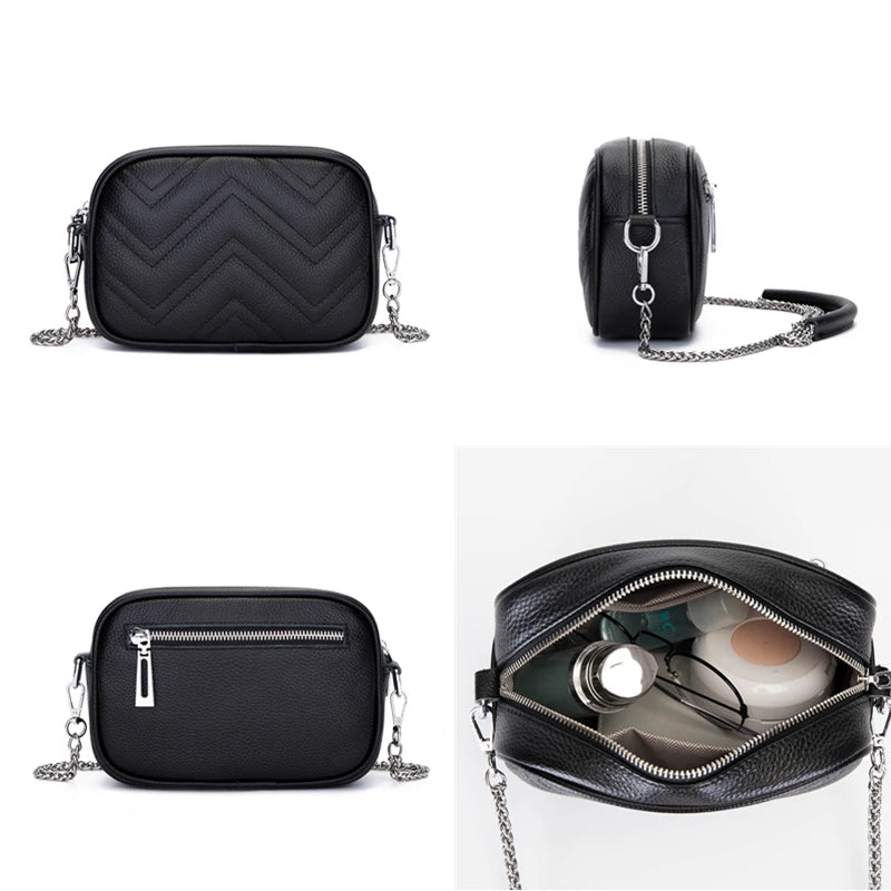 Leather Marmont Women Bags Wave Shoulder Cross body Classic