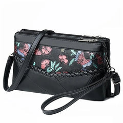 Leather Women Shoulder Bags Rivet Tassel Female Solid Colour