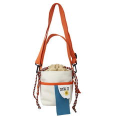 Small Fresh Shoulder Bag Drawstring Bucket Bag