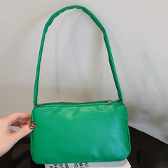 Women Handbag Shoulder Top Handle Bag PU Leather Casual Small Totes Female