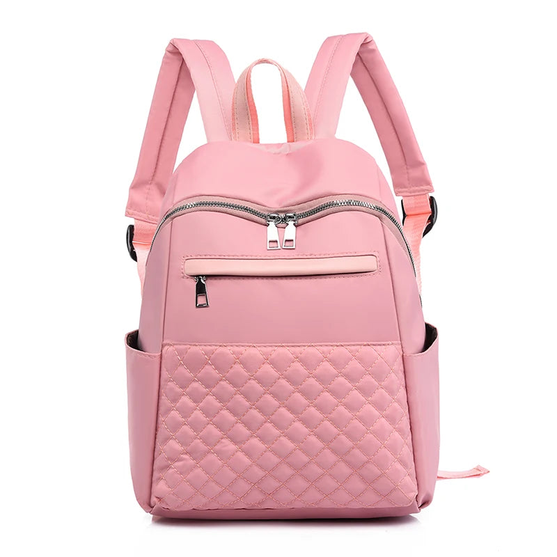 Nylon Backpack Women Large Capacity Waterproof Travel Bags