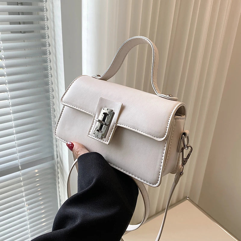 High Pu Leather Women's Crossbody Bags Classic Top Handle Handbags
