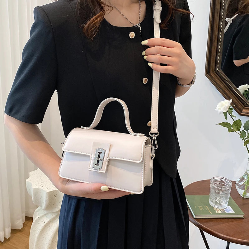 High Pu Leather Women's Crossbody Bags Classic Top Handle Handbags