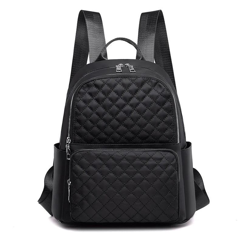 Waterproof Nylon Backpacks Women Large Capacity Travel School Bags