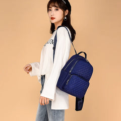 Waterproof Nylon Backpacks Women Large Capacity Travel School Bags