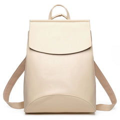 High Women Backpack PU Leather Backpacks for Teenage Girls