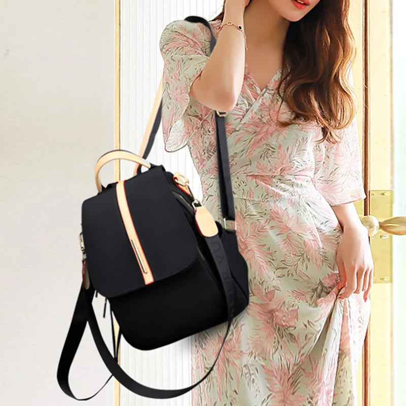 Women Backpacks Oxford Shoulder Bags for School Travel
