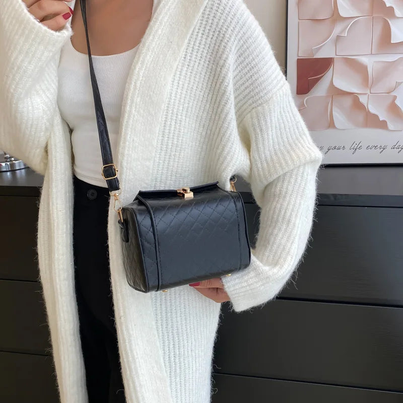 PU Leather Tote Bag Handbag for Women - Evening Shoulder Bag
