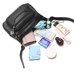Retro Women Crossbody Shoulder Bags High Leather Women Messenger Bags