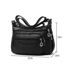 Retro Women Crossbody Shoulder Bags High Leather Women Messenger Bags