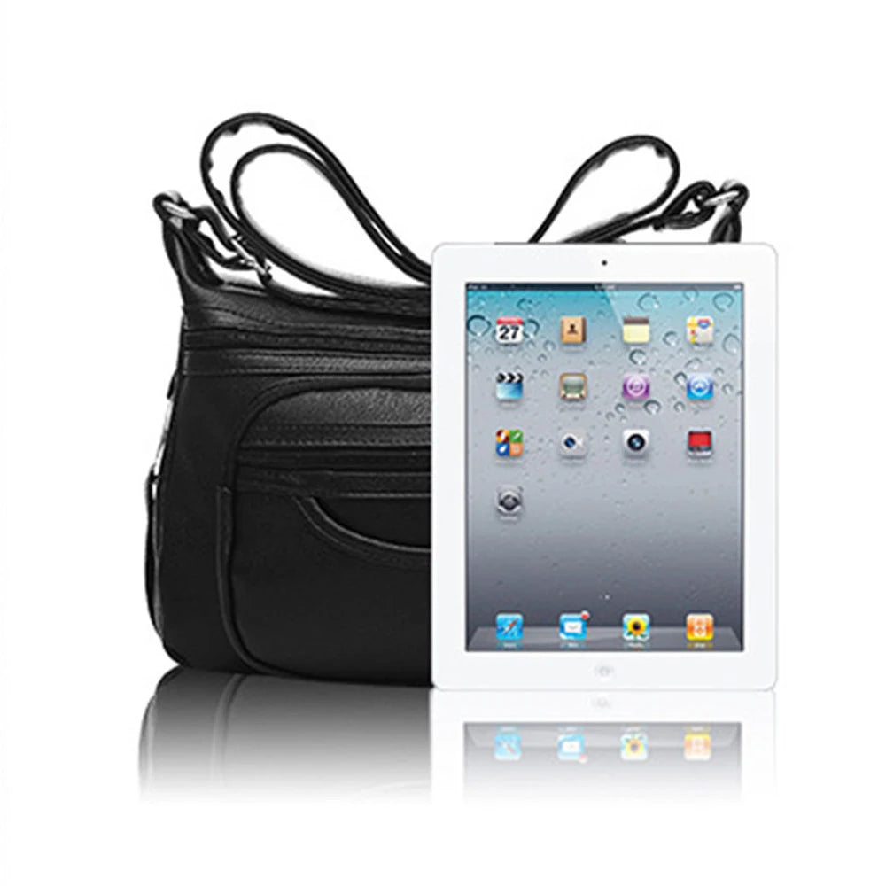 Retro Women Crossbody Shoulder Bags High Leather Women Messenger Bags