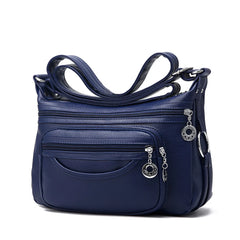 Retro Women Crossbody Shoulder Bags High Leather Women Messenger Bags
