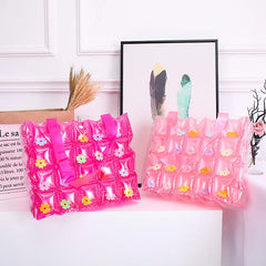 Inflatable PVC Tote Bag for Women Beach Pool Handbag