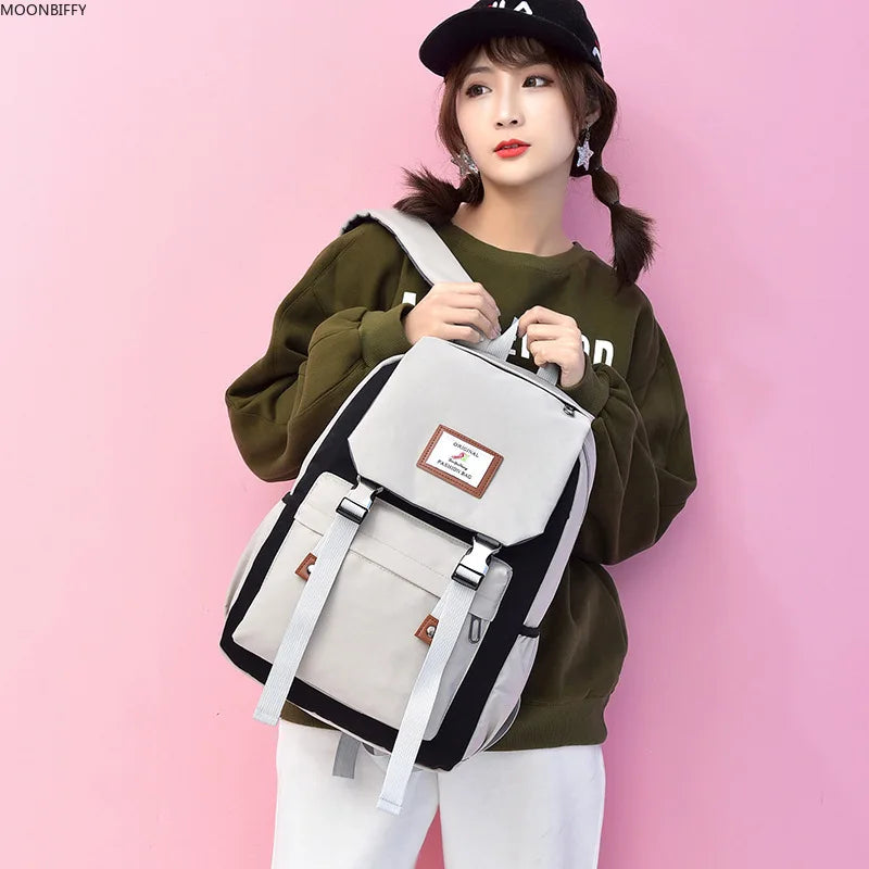 Japanese Kids School Backpack Boys School Bag Women Travel Shoulder Bag