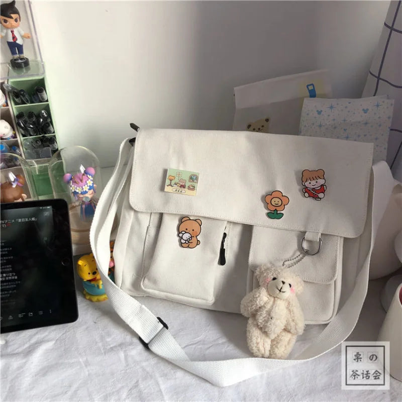 Korea Retro Hollow Knitted Bags Women Shoulder Bags Woven Bags